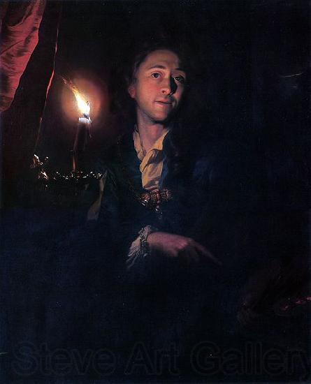 Godfried Schalcken Self-portrait. Spain oil painting art